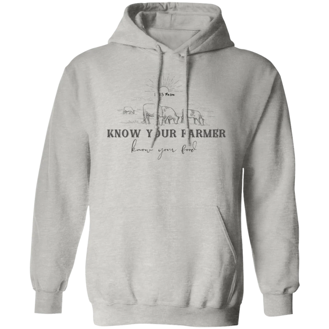 1915 Farm Know Your Farmer Hooded Sweatshirt