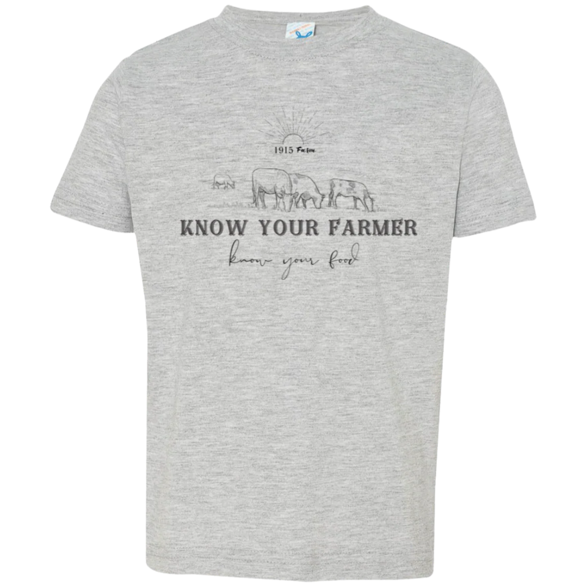 1701 Farm Know Your Farmer Toddler T-Shirt