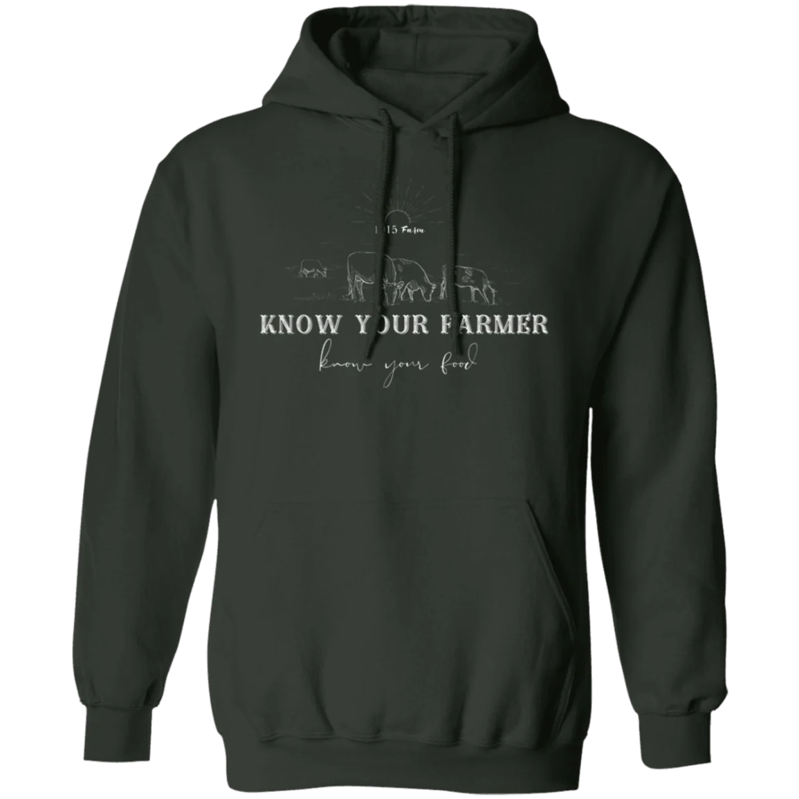 1701 Farm Know Your Farmer Hooded Sweatshirt
