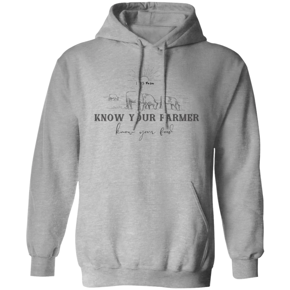 1915 Farm Know Your Farmer Hooded Sweatshirt