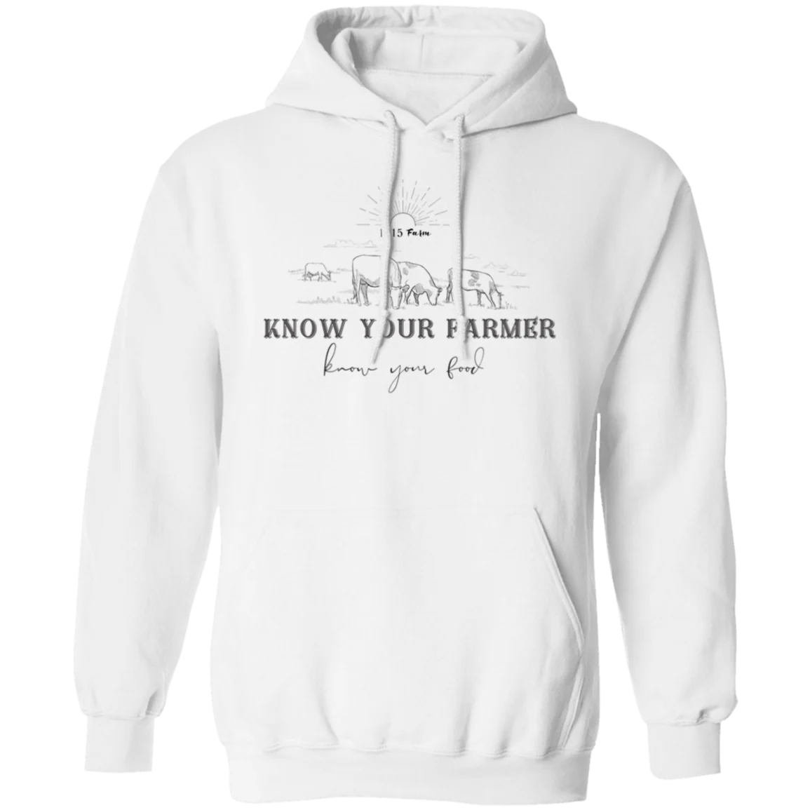 1915 Farm Know Your Farmer Hooded Sweatshirt