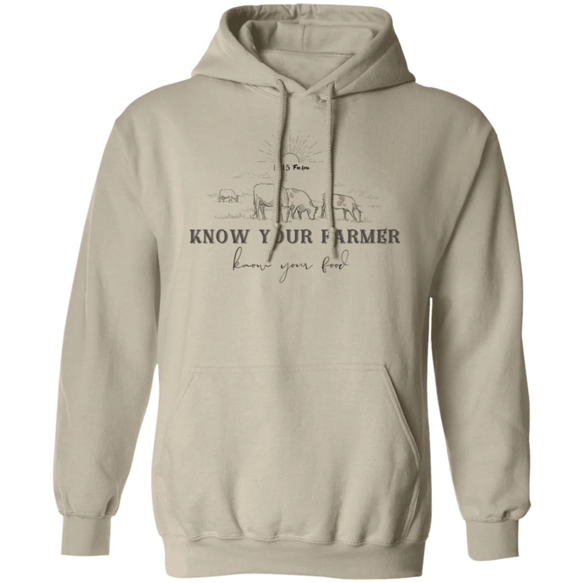 1915 Farm Know Your Farmer Hooded Sweatshirt