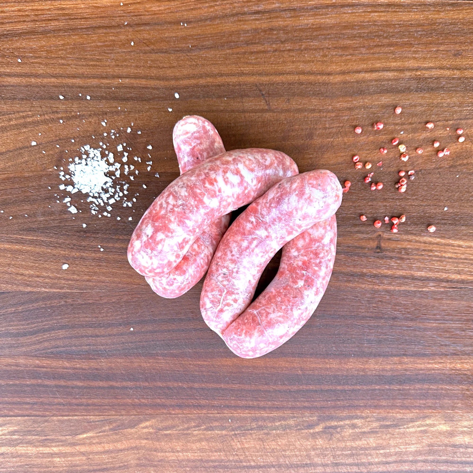 Salt and Pepper Pork Sausage